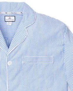 Men’s French Blue Seersucker Pajama Set