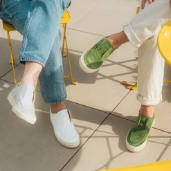 Men's Green Suede Pitti Sneaker