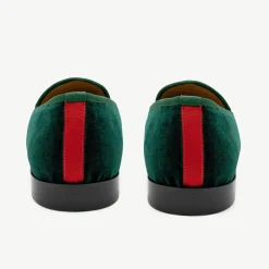Men's Green Velvet Slipper II