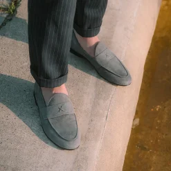 Men's Grigio Suede Centesimo