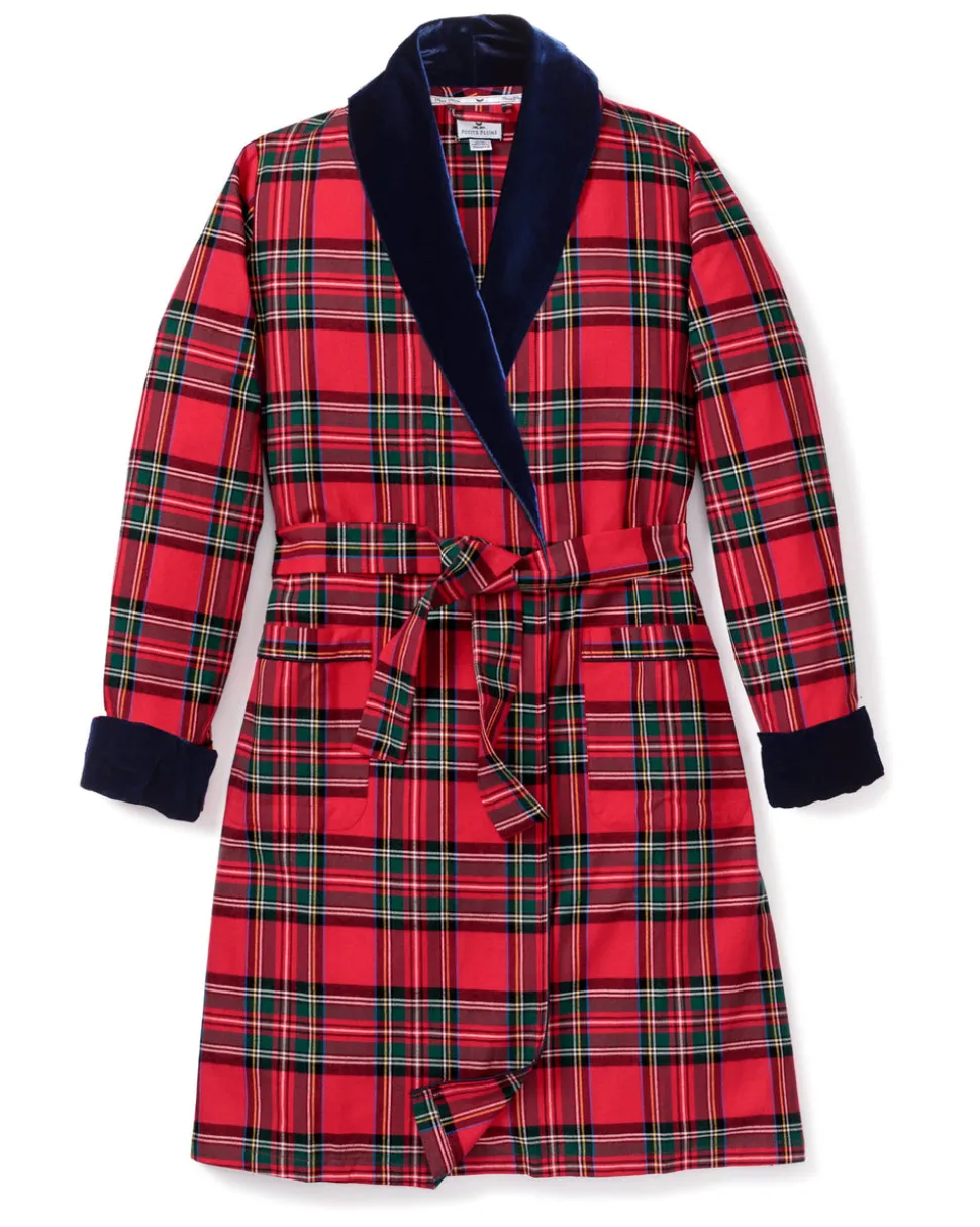 Men’s Imperial Tartan Velvet Robe