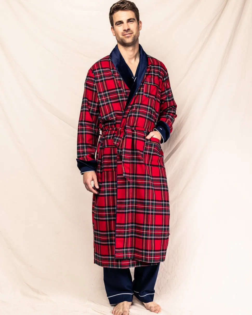 Men’s Imperial Tartan Velvet Robe