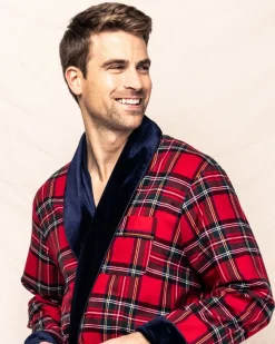 Men’s Imperial Tartan Velvet Robe