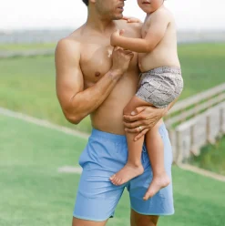 Men’s Lagoon Blue Boardie