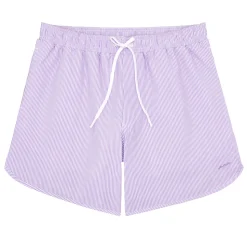 Men's Lavender Stripe Boardie