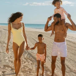 Men's Lavender Stripe Boardie