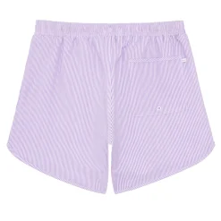 Men's Lavender Stripe Boardie