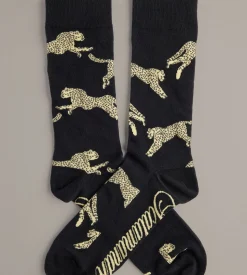 Men’s Leaping Cheetah Socks