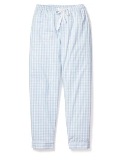 Men’s Light Blue Gingham Pants