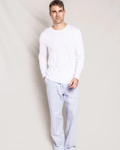 Men’s Light Blue Gingham Pants
