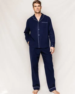 Men’s Navy Classic Flannel Pajama Set