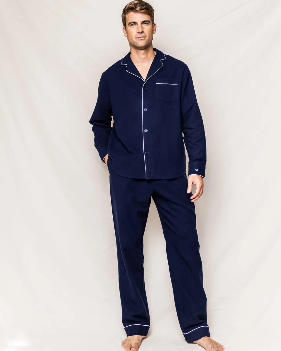 Men’s Navy Classic Flannel Pajama Set