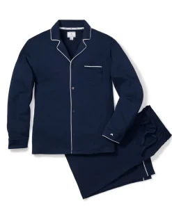 Men's Navy Pima Cotton Pajama Set
