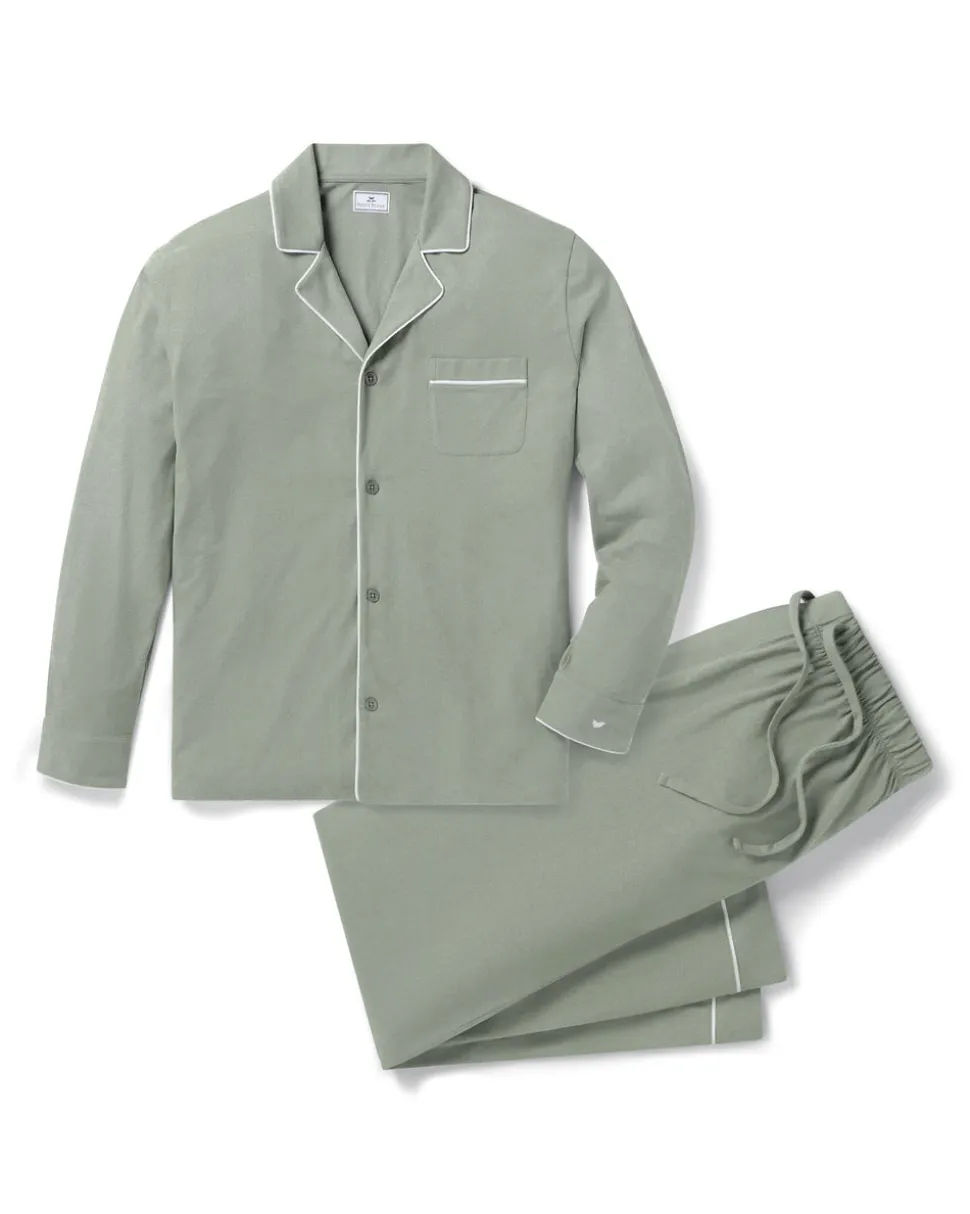 Men’s Pima Pajama Set in Sage