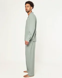 Men’s Pima Pajama Set in Sage