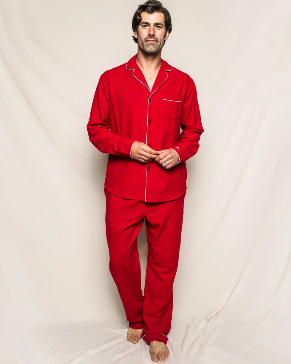 Men’s Red Flannel Classic Pajama Set
