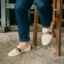 Men's Sandstone Suede Barca Yacht Loafer