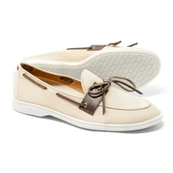 Men's Sandstone Suede Barca Yacht Loafer