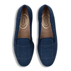 Men’s Sartorial Navy Tweed Slipper
