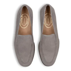 Men’s Split Gray Suede Venetian