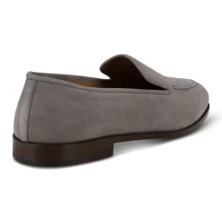 Men’s Split Gray Suede Venetian