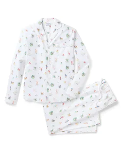 Men's Twill Pajama Set in 12 Days of Christmas