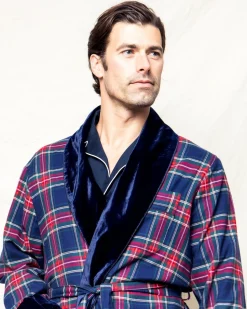 Men’s Windsor Tartan Velvet Robe