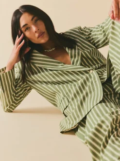 Meredith Blazer in Meadow Stripe