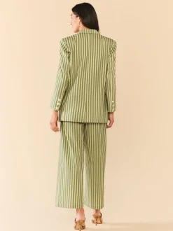 Meredith Blazer in Meadow Stripe