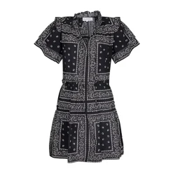 Merritt Dress in Aces Wild Black