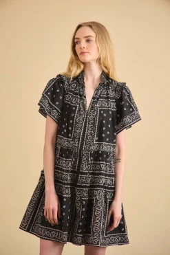 Merritt Dress in Aces Wild Black
