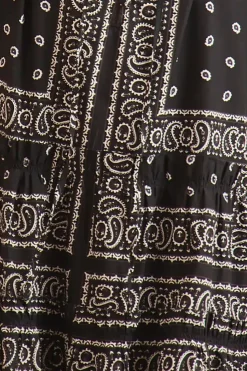 Merritt Dress in Aces Wild Black