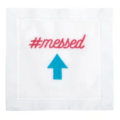 Messed Up Cocktail Napkins, Set of 4