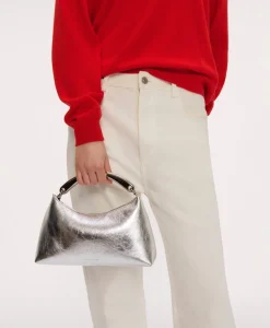 Metal Handle Rhea in Silver