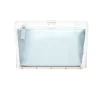 Mia Acrylic Clutch with Cinderella Blue Pouch