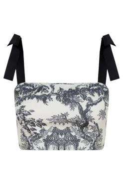 Mia Top And Skirt Set Black Toile