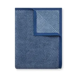 Midi Harborview Herringbone Navy Blanket