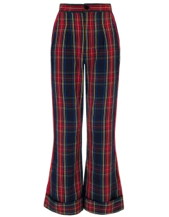 Midnight Tartan Romy Trousers
