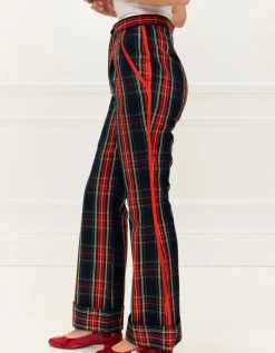 Midnight Tartan Romy Trousers