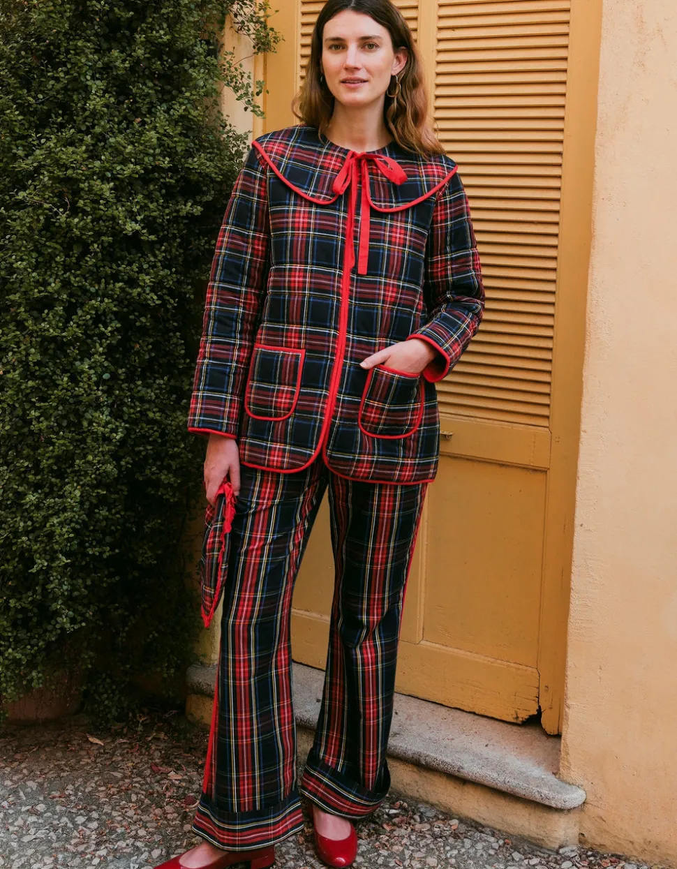 Midnight Tartan Romy Trousers