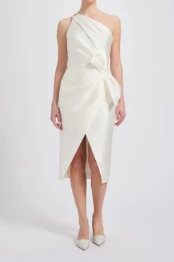 Mikado One-Shoulder Dress