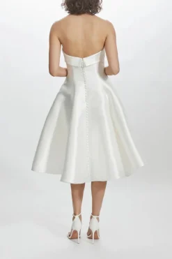 Mikado Strapless Dress