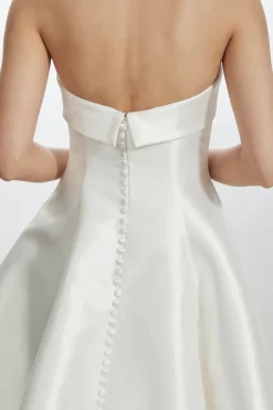 Mikado Strapless Dress