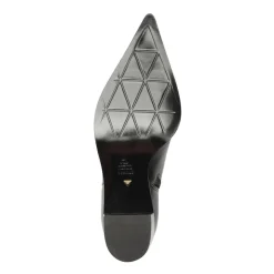 Mikki Block Leather Boot in Black