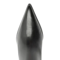 Mikki Block Leather Boot in Black