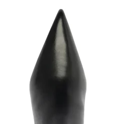 Mikki Up Leather Boot in Black