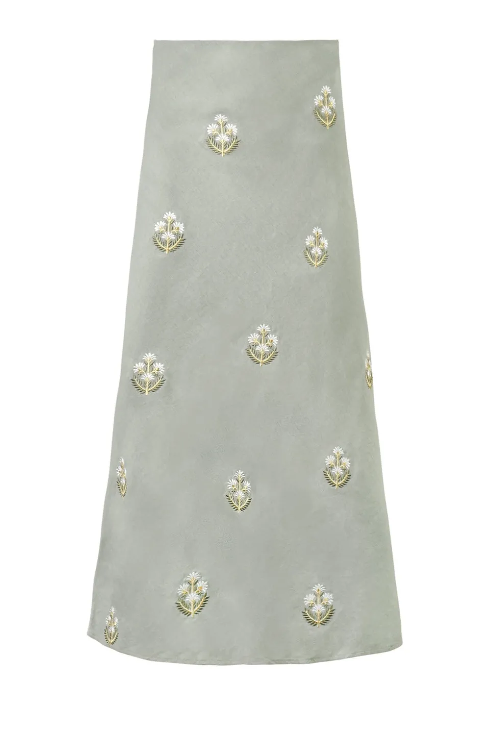 Mina Skirt in Mint & Ivory