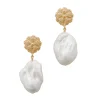 Mindy Earrings in White