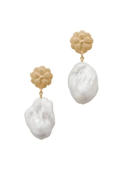 Mindy Earrings in White