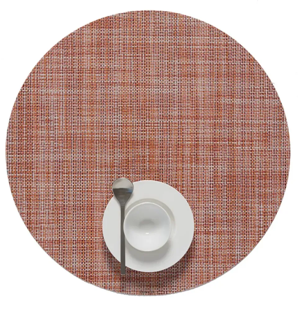 Mini Basketweave Round Placemat